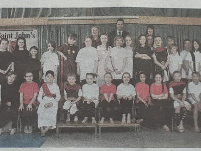 Pupils at St Johns Primary School