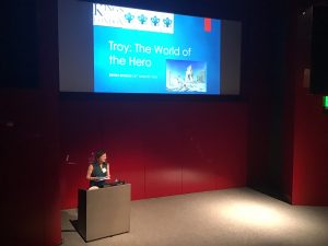 Prof Edith Hall talking on The World of the Hero